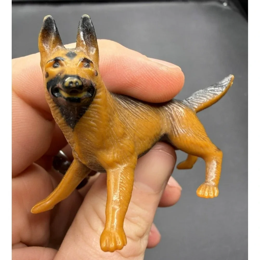 Vintage Schleich German Shepherd Male‎ Dog Animal Toy PVC Figure Retired 2003